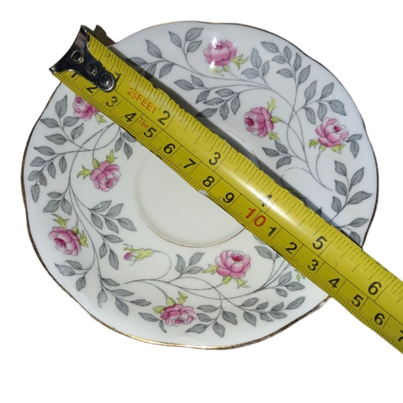 Royal Albert| x2 Bone China England Conway 25th Anniversary Tea Cups and Saucer - Picture 13 of 15